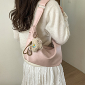 休闲复古大容量包包女2026新款 秋冬百搭饺子包简约通勤单肩斜挎包