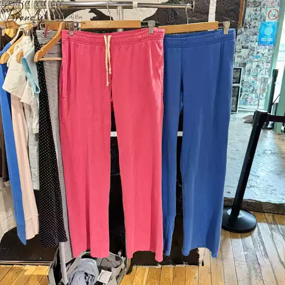 Brandy Bm American-Style Drawstring Rose Red Loose Straight Casual Pants Bm Casual Sports Pants Sweatpants Anastasia