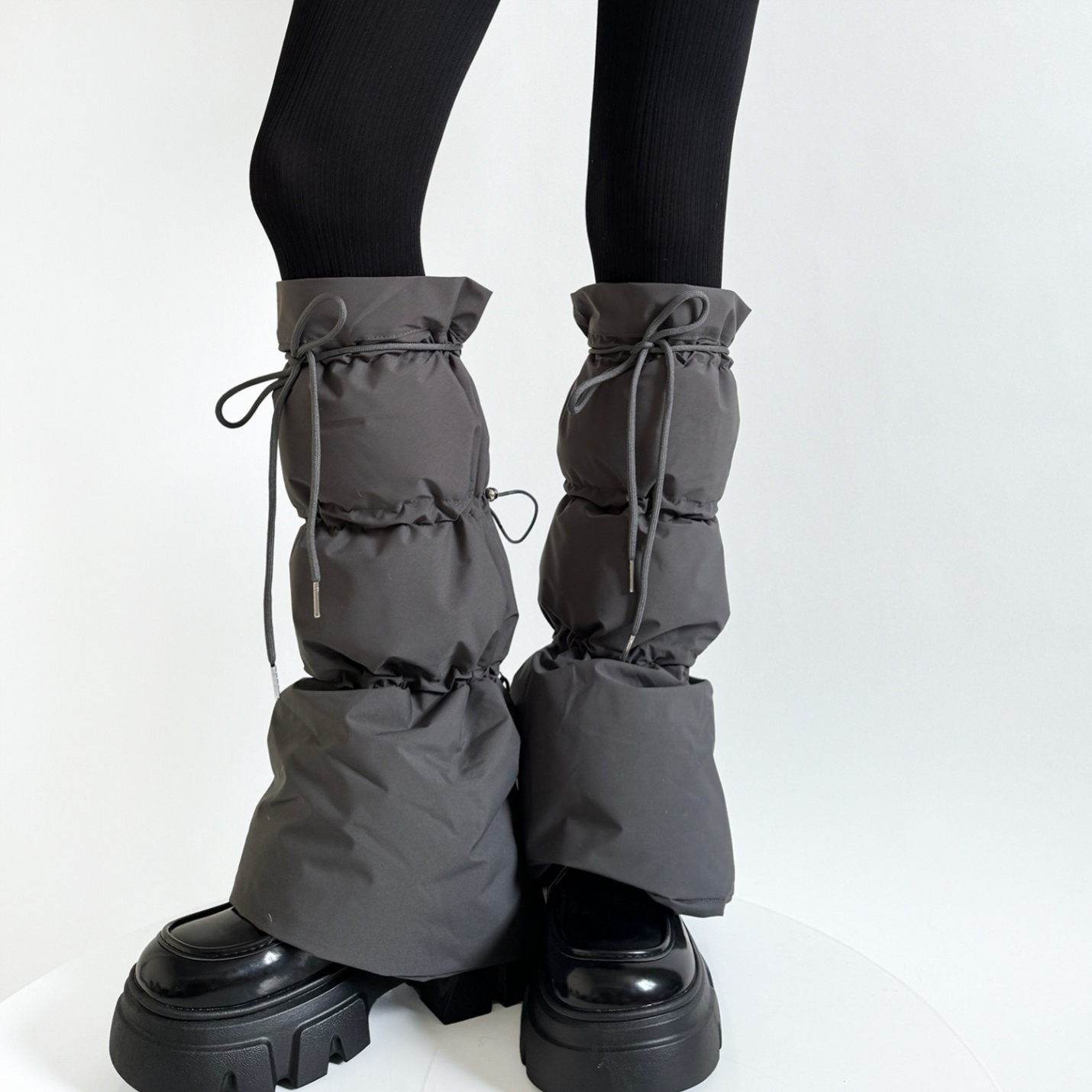 日本脚踝保温套羽绒防滑护小腿袜套脚腕保暖女士专用防寒神器冬