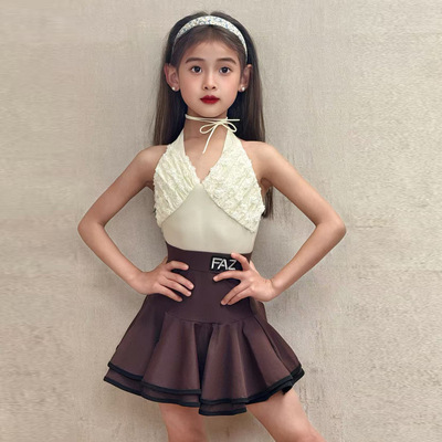 FAZ儿童高端拉丁舞服少儿高级感