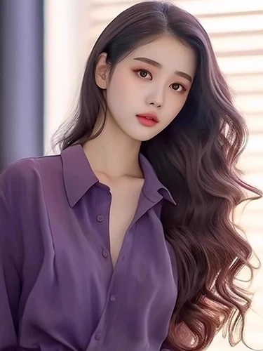 Летняя модная шифоновая сиреневая рубашка, яркий броский стиль, 2025 года, французский стиль, изысканный стиль, в западном стиле, свободный крой