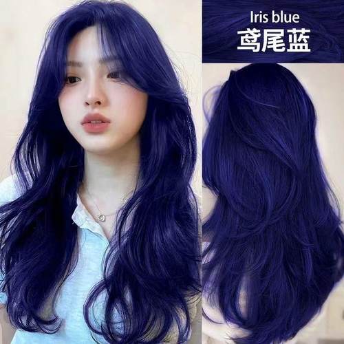 鸢尾蓝染发剂2025流行色