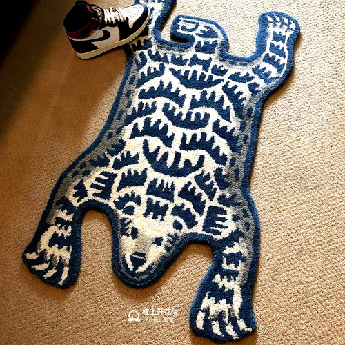 HumanMade客厅卧室北极熊地毯