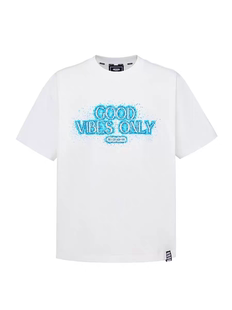 男女情侣同款 GOODBRAND T恤 短袖 26SS蓝色星河管珠绣标语轻奢时尚