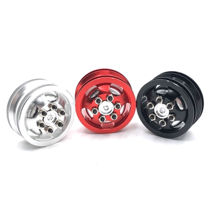 顽皮龙 六驱军卡 嘎斯半卡 皮卡 飞宇 莽牛遥控车金属升改装轮毂