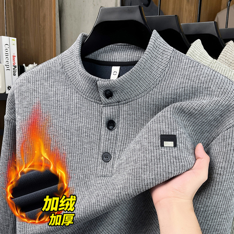 普通毛线圆领直筒型优雅风套头针织衫/毛衣