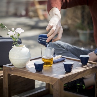 整套功夫旅行茶具套装 陶瓷家用套组整套盖碗泡茶商务便携白瓷茶器