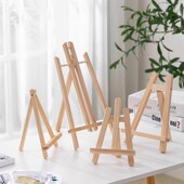 桌面画架迷你幼儿园小摆件展示架木质台式 小画架儿童画板支架画架