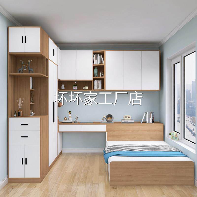 香港包安装包邮榻榻米床衣柜一体衣柜床