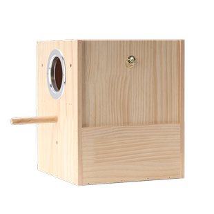 鹦鹉鸟箱虎皮牡丹文鸟小木屋繁殖箱鸟窝巢实木孵化居住保暖生蛋窝