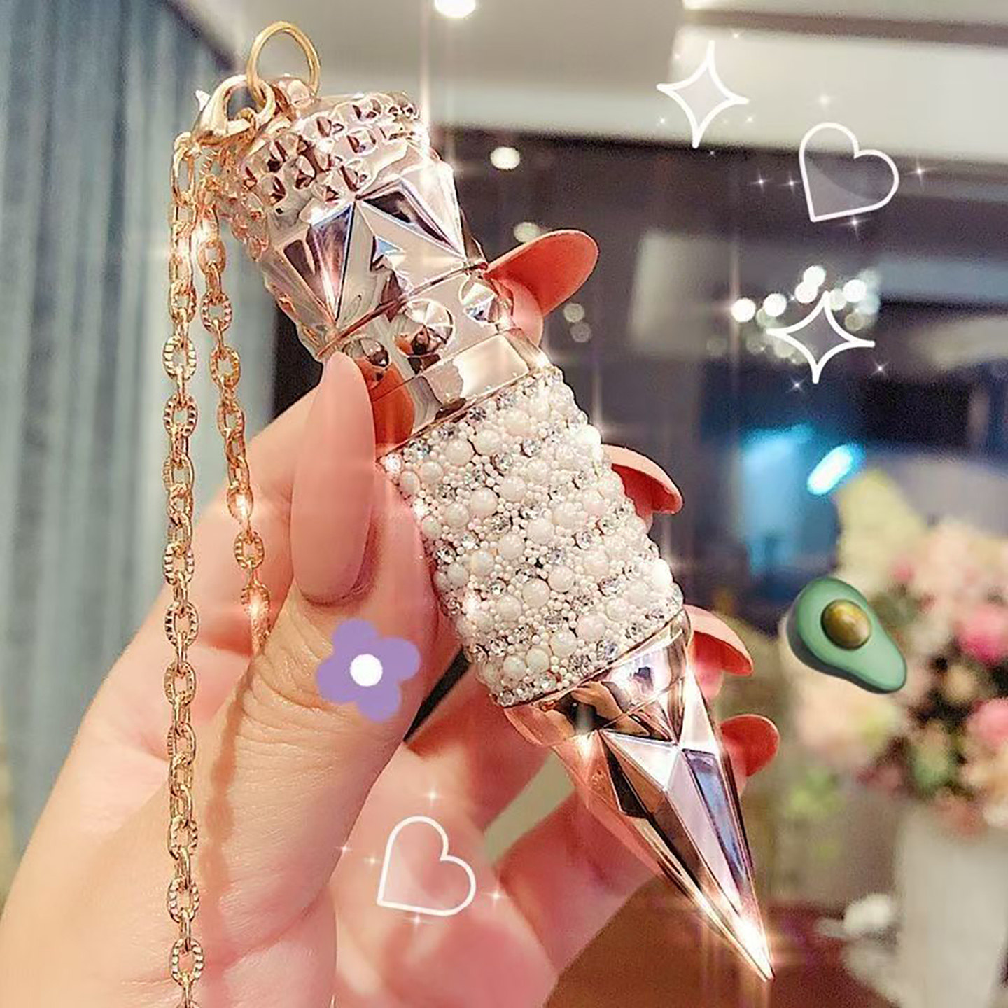 AGAG女王的权杖口红三色一支防水不掉色不沾杯不脱色烂番茄色正品