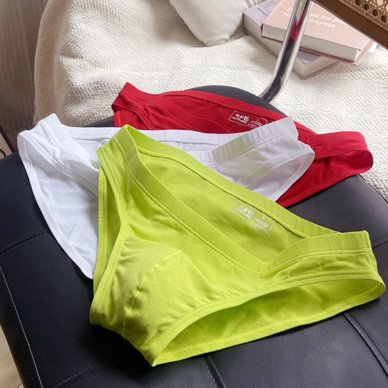 3条装性感棉质三角内裤男士低腰透气吸汗底裤青年运动U凸囊袋短裤,女士内衣/男士内衣/家居服,男三角内裤,淘宝优惠券,粉丝福利购,淘宝优惠卷