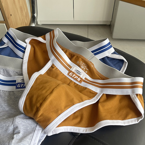 运动体育生男士高衩低腰三角内裤