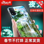 A6pro女款 适用oppoA5手机壳A6流水生财A2山水画a35夜光a58玻璃a95中国A97古风a36潮a56新品 A1好运a57男士 a96