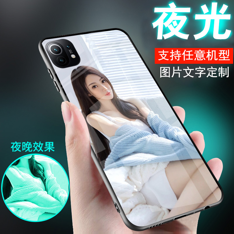 适用小米红米k80手机壳k70新品k60图案k50照片k40定制k30外套k20网红K70至尊版K70E情侣男女玻璃订做k80pro潮