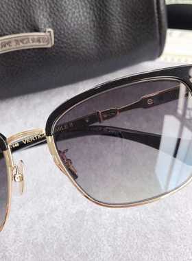 墨镜复古风板材近视度数同款眼镜