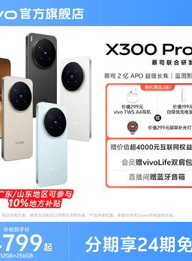 【新品上市】vivo X300 Pro新品蔡司2亿APO超级长焦天玑9500拍照手机官方旗舰店官网正品