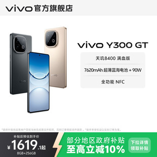 5G轻薄7620毫安时长续航90W闪充大内存学生手机 GT新品 vivo Y300