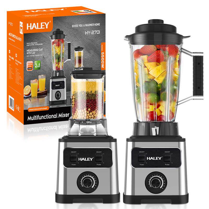 HALEY欧规 家用果汁机搅拌机料理机破壁机果蔬榨汁机辅食沙冰机55