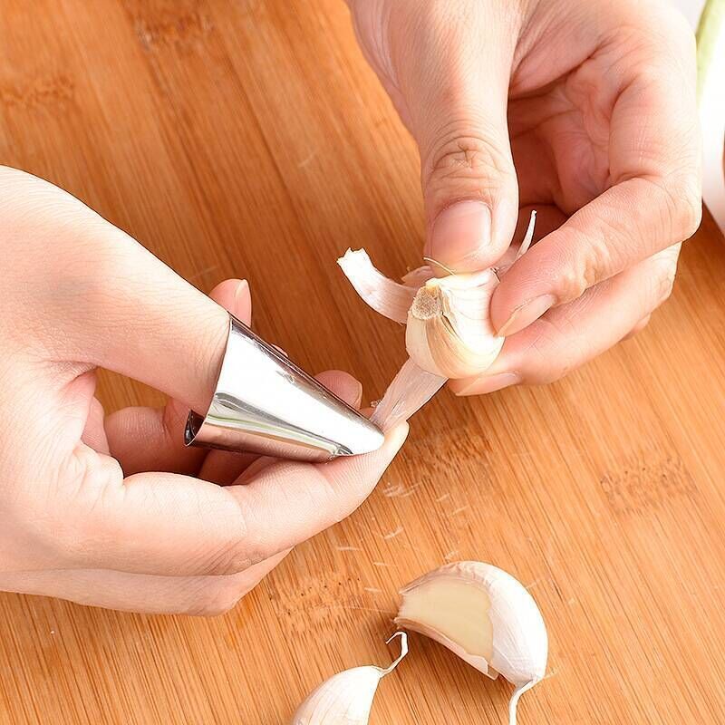 不锈钢摘菜铁指甲护指神器指头保护套指套手指套剥蒜掐毛豆拇指刀