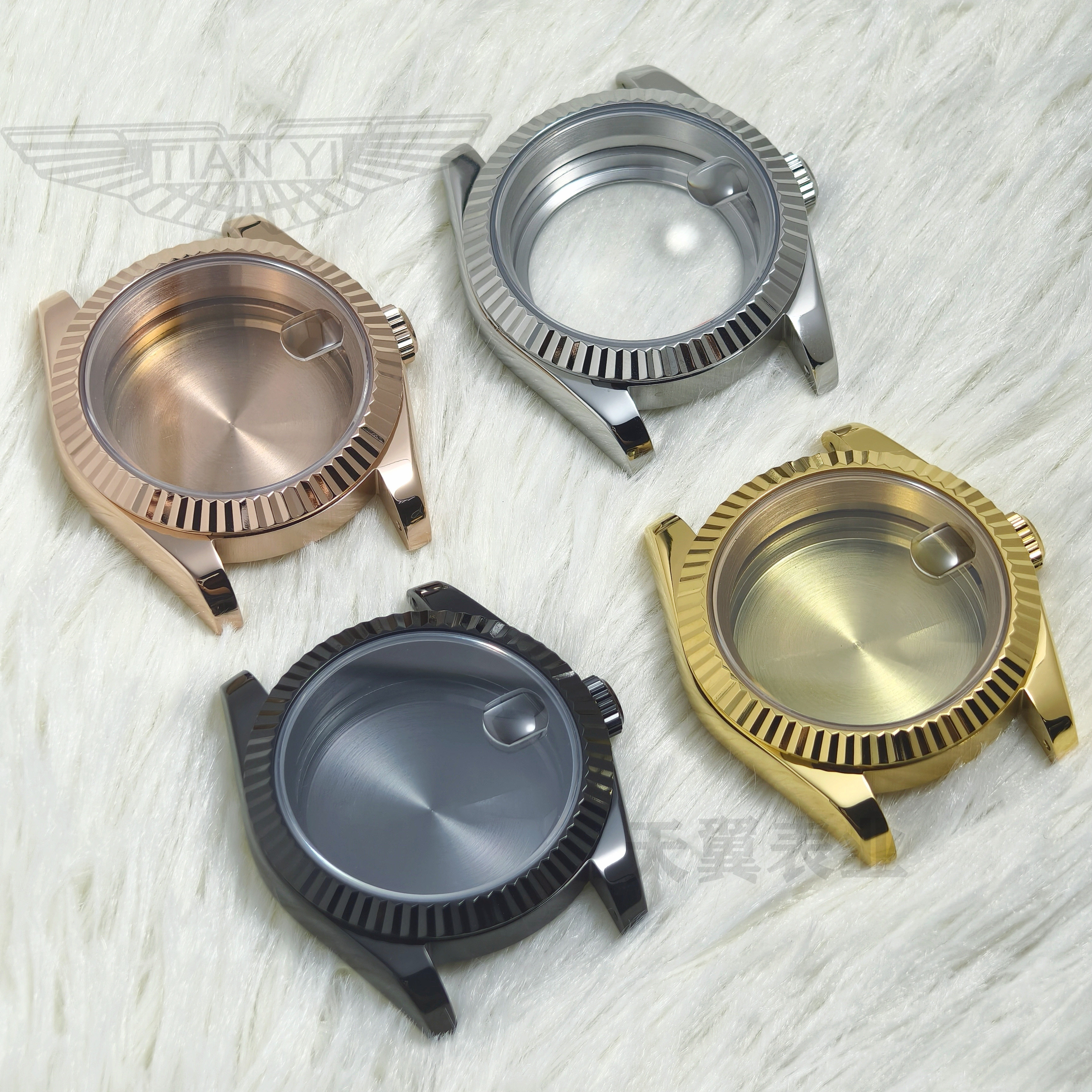 36mm/39mm日志精钢手表壳