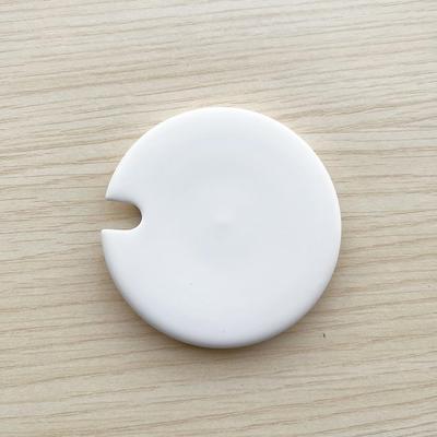 白色陶瓷马克杯盖7.7-8.6cm杯盖