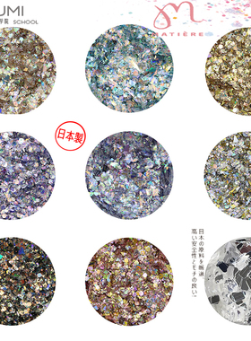 【特卖会】MATIERE闪粉亮片超美爆闪薄贴片重金属系列美甲饰品
