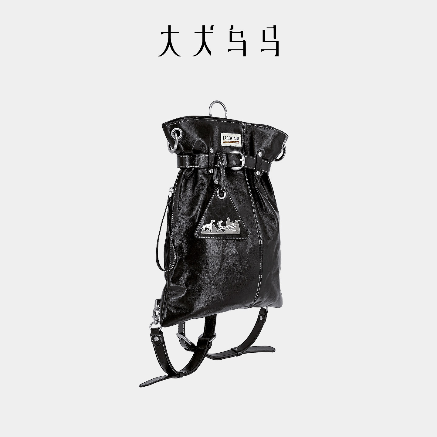 大犬乌马·渔夫包2026新款女包原创设计单肩斜挎包高级质感双肩包
