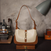 蠢小鱼diy手工包jackie女腋下包高级真牛皮手提单肩包自制材料包