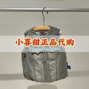 25秋季 JNBY江南布衣童装 新男女童婴童牛仔马甲YP9C11130 jnby