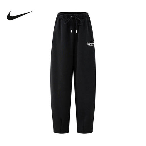 NIKE耐克女裤2026春季JORDAN宽松直筒裤阔腿裤休闲长裤IF1002-010