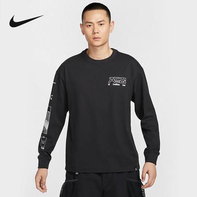 Nike耐克长袖T恤男2024冬季新款ACG运动户外圆领套头衫FZ6705-010