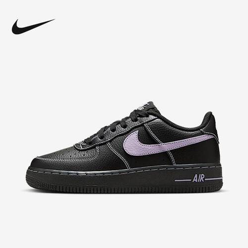Nike耐克大童鞋 AIR FORCE 1 空军一号AF1运动休闲板鞋HJ4563-001