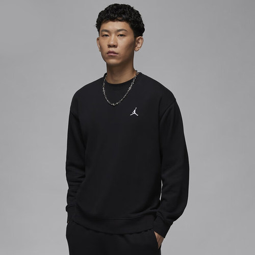 NIKE耐克圆领卫衣男2025秋季Jordan宽松休闲运动套头衫FV7296-010