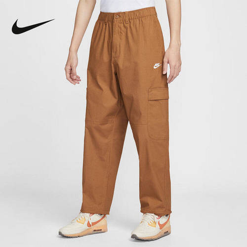 NIKE耐克男裤2026春季工装裤运动休闲透气束脚梭织长裤HV1434-270