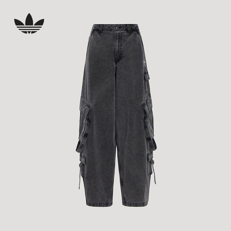 阿迪达斯三叶草女裤2026春工装裤宽松休闲运动长裤KU9536 KU9535,运动服/休闲服装,运动长裤,淘宝优惠券,粉丝福利购,淘宝优惠卷