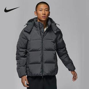 耐克羽绒服男2024冬季新款Jordan保暖梭织宽松外套夹克FV7220-060