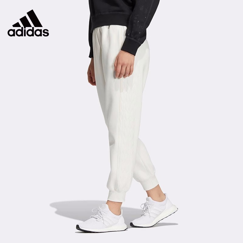 Adidas/阿迪达斯运动裤女子休闲收口小脚针织长裤 HM7113 HM7115
