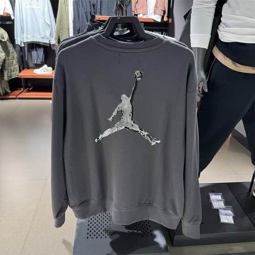 Nike耐克卫衣男子24秋季新款JORDAN运动休闲圆领套头杉HQ4889-060