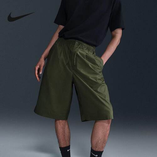 Nike耐克运动短裤男2025夏季新款休闲梭织透气五分裤 HJ2541-222