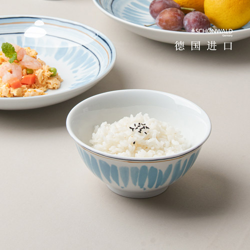 德国进口北欧手绘风餐具碗盘