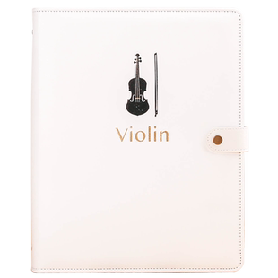 皮质乐谱夹歌曲谱曲册收纳册资料册演唱会演出合唱团乐谱本钢琴小提琴吉他架子鼓音乐夹