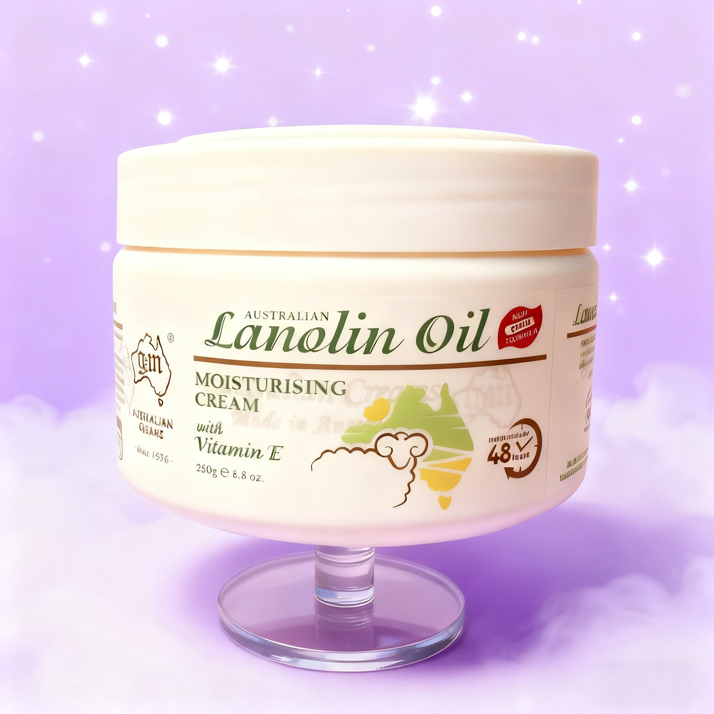 GM澳芝曼澳洲进口第三代绵羊油滋润维E面霜羊脂补水保湿乳霜秋冬