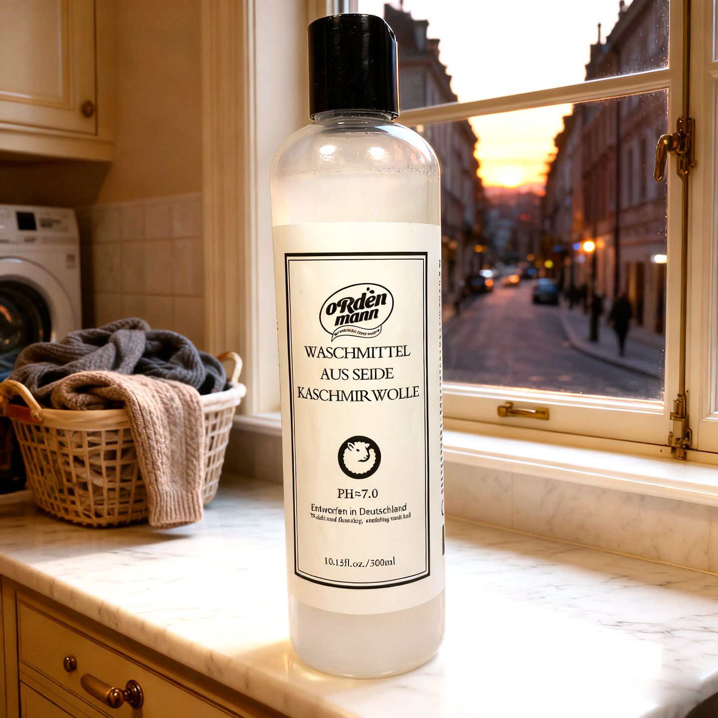 德国欧德曼羊绒羊毛衫专用洗衣液真丝清洗剂鹅绒洗护温和固色增艳