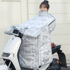 2026新款电动车挡风被冬季冬天加绒加厚防水防寒电车电瓶车防风罩