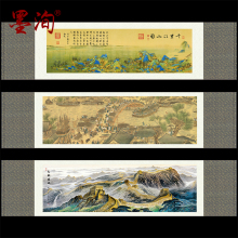 长城丝绸画挂画北京文创纪念品中国风特色礼物送老外国人伴手礼品