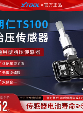 朗仁TS100胎压传感器通用型汽车胎压传感器双频二合一可编程