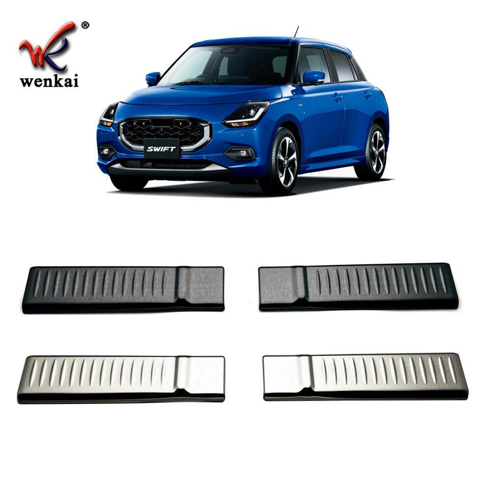 适用于铃木24款Swift改装内置后护板门槛条踏板 后备箱专用护板