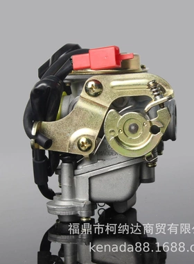 豪迈GY6 48 50 60 80cc cvk化油器 PD19J 通用48助力摩托车化油器