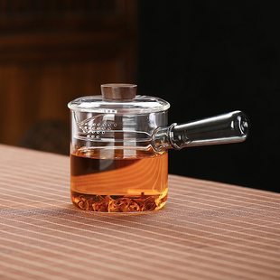 侧把玻璃茶壶家用煮茶壶2025新款一体过滤泡茶壶加厚耐高温煮茶器